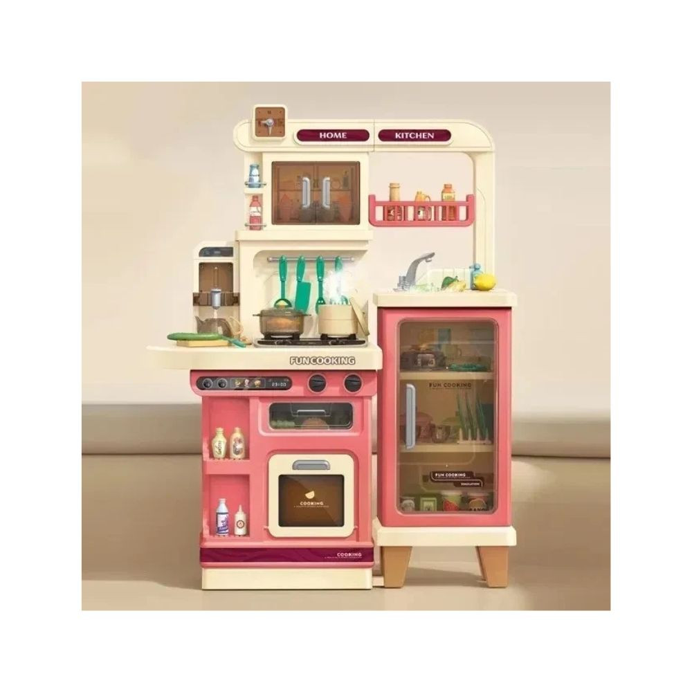 Grande Cuisine Interactive 93 pièces (Effet Vapeur et Eau Réelle)